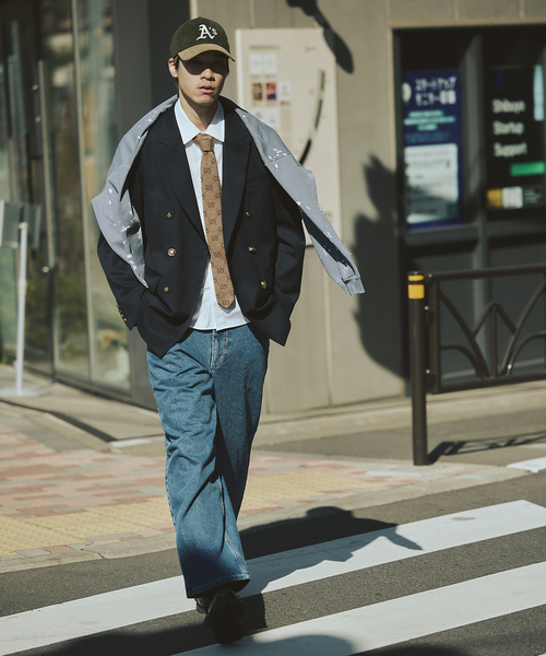 JOURNAL STANDARD（ジャーナルスタンダード）の「T/W ダブルブレスト ブレザー（テーラードジャケット・メンズ・ネイビー・LARGE/MEDIUM/SMALL）」の16枚目の写真