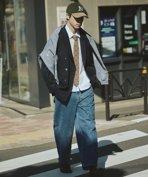 JOURNAL STANDARD（ジャーナルスタンダード）の「T/W ダブルブレスト ブレザー（テーラードジャケット・メンズ・ネイビー・LARGE/MEDIUM/SMALL）」の17枚目の写真