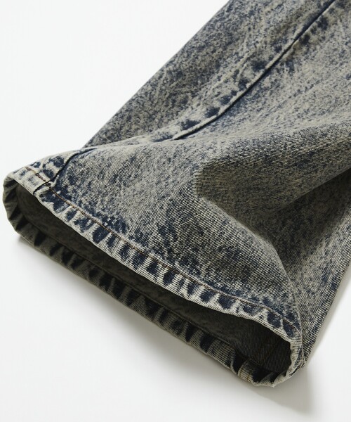 FREAK'S STORE(フリークスストア)の「フレアシルエット ブリーチ加工 デニムパンツ(デニムパンツ・メンズ・ブルー/ネイビー・LARGE/MEDIUM)」の8枚目の写真