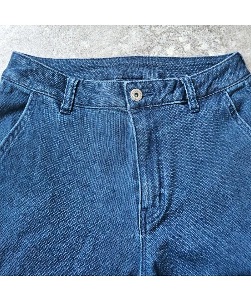 PREFERIR（プレフェリール）の「AIR ジョグ テーパード ベーシック ストレート デニム パンツ(S,M,L,XL)4サイズ（デニムパンツ・レディース・ブルー/ライトブルー/ネイビー/サックスブルー・SMALL/MEDIUM/LARGE/X-LARGE）」の15枚目の写真