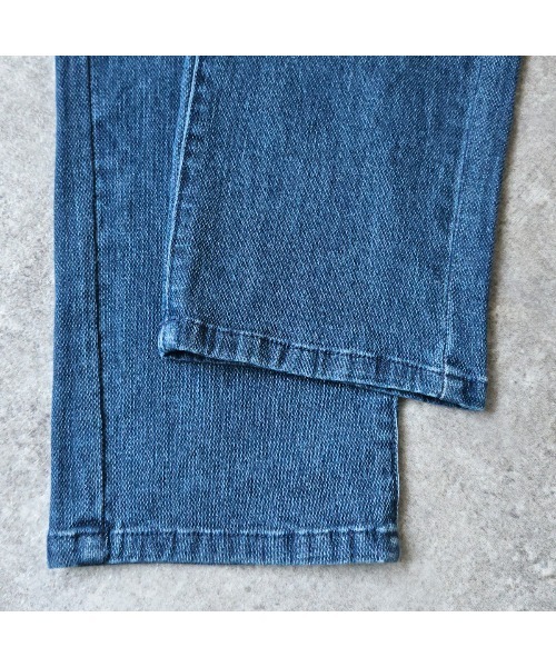 PREFERIR（プレフェリール）の「AIR ジョグ テーパード ベーシック ストレート デニム パンツ(S,M,L,XL)4サイズ（デニムパンツ・レディース・ブルー/ライトブルー/ネイビー/サックスブルー・SMALL/MEDIUM/LARGE/X-LARGE）」の18枚目の写真