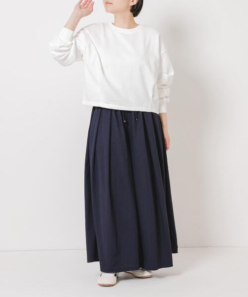 URBAN RESEARCH Sonny Label(アーバンリサーチサニーレーベル)の「レーヨンツイルイージースカーチョ(その他パンツ・レディース・ベージュ/ネイビー・36/38)」の22枚目の写真