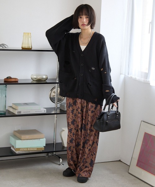 セール】《UNISEX》ダメージカーディガン（カーディガン/ボレロ