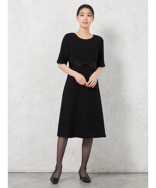 HARUYAMA（ハルヤマ）の「ショールカラーアンサンブル ジャケット/ワンピース 黒無地 通年（スーツスカート・レディース・ブラック・13号/11号/9号/15号/7号）」の12枚目の写真