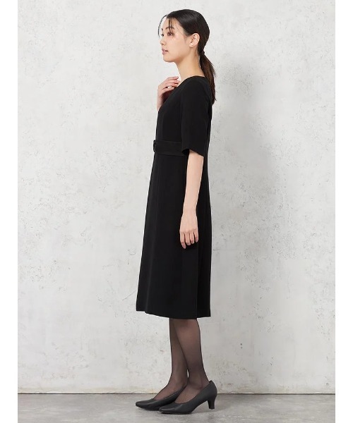 HARUYAMA（ハルヤマ）の「ショールカラーアンサンブル ジャケット/ワンピース 黒無地 通年（スーツスカート・レディース・ブラック・13号/11号/9号/15号/7号）」の13枚目の写真