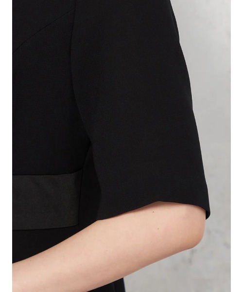 HARUYAMA（ハルヤマ）の「ショールカラーアンサンブル ジャケット/ワンピース 黒無地 通年（スーツスカート・レディース・ブラック・13号/11号/9号/15号/7号）」の16枚目の写真