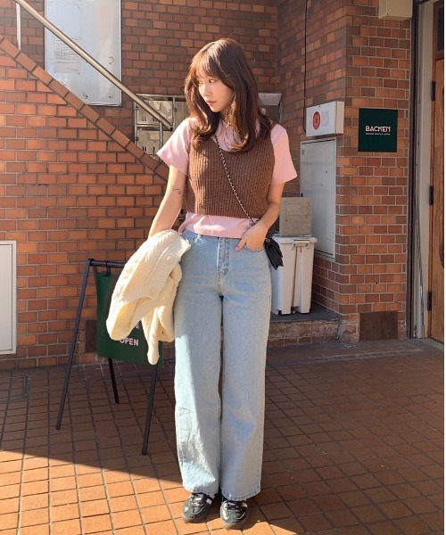 セール】ニットビスチェ／knit bustier キャミソール レイヤード 重ね