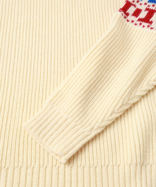 JIEDA(ジエダ)の「NORDIC SWEATER(ニット/セーター・メンズ・ブラック/ブラウン/オフホワイト・1/2)」の10枚目の写真