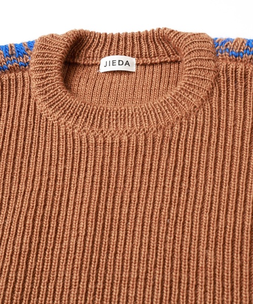 JIEDA(ジエダ)の「NORDIC SWEATER(ニット/セーター・メンズ・ブラック/ブラウン/オフホワイト・1/2)」の8枚目の写真