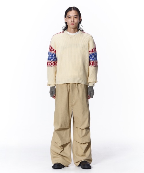 JIEDA(ジエダ)の「NORDIC SWEATER(ニット/セーター・メンズ・ブラック/ブラウン/オフホワイト・1/2)」の20枚目の写真