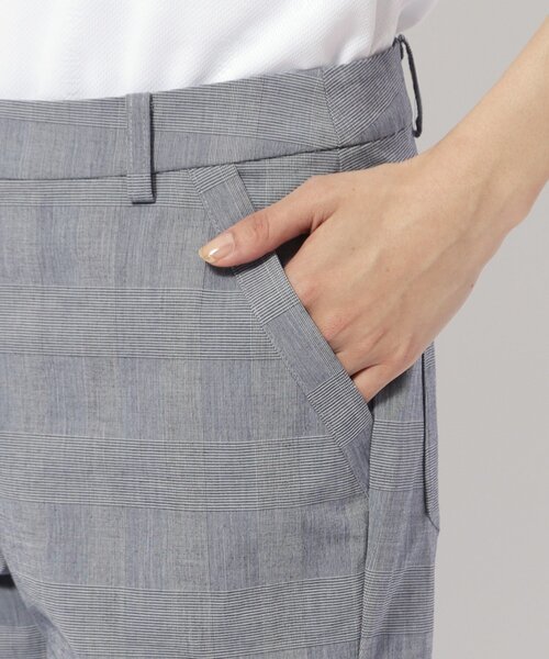 adabat（アダバット）の「UVカット/接触冷感 クールタッチグレンチェックストレートパンツ（その他パンツ・レディース・ホワイト系2・42/40/38/36）」の10枚目の写真