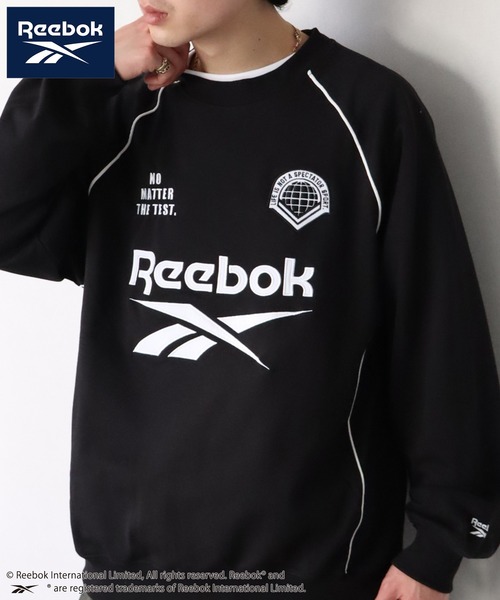 セール】【Reebok/リーボック】裏毛 パイピングデザイン