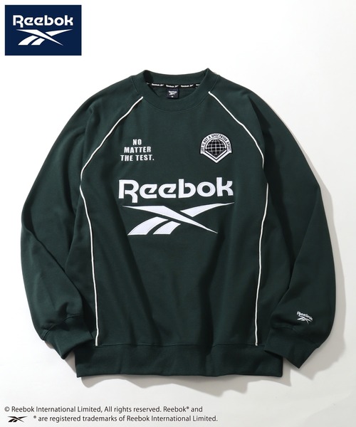 Reebok(リーボック)の「【Reebok/リーボック】裏毛 パイピングデザイン ラグランスウェット プルオーバー(スウェット・メンズ・サックスブルー/グレイッシュベージュ/グリーン/ブラック・LL/L/M)」の21枚目の写真