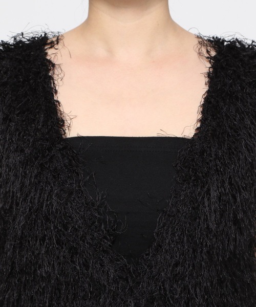 LEPSIM(レプシィム)の「フリンジスリットベストチュニック 324666(チュニック・レディース・ライトブルー/ブラック/アイボリー/ブラウン・FREE)」の16枚目の写真