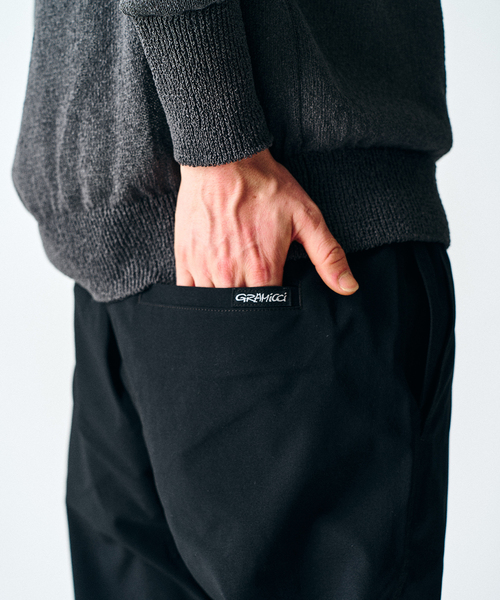 Gramicci（グラミチ）の「Gramicci 417別注 Reflax PBTウェザーストレッチ パンツ（スラックス・メンズ・チャコールグレー/ブラック/ベージュ/ネイビー・MEDIUM/LARGE/X-LARGE）」の14枚目の写真