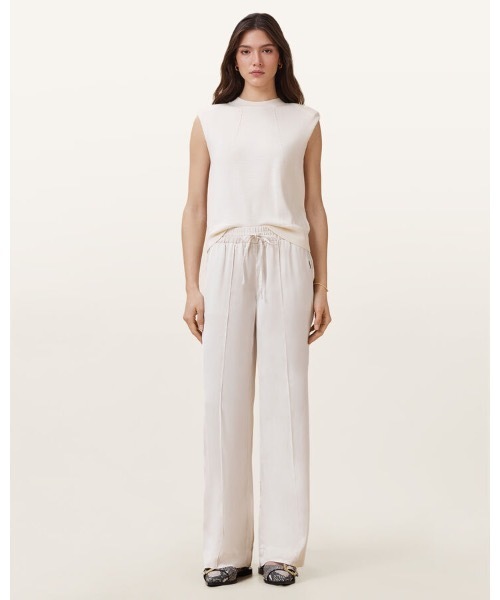 ALLSAINTS(オールセインツ)の「ALBA SATIN TROUSER | ALBA サテン トラウザー(その他パンツ・レディース・ホワイト系その他・S/M/XS)」の4枚目の写真