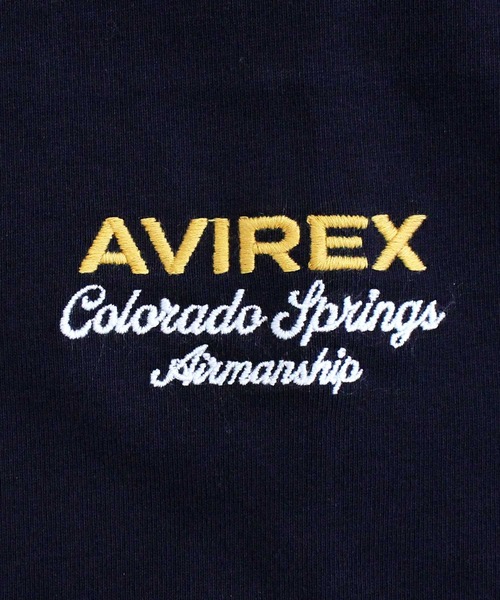 AVIREX(アヴィレックス)の「USAFA SQUADRONS EMBROIDERY T-SHIRT(Tシャツ/カットソー・メンズ・ホワイト/ネイビー/オレンジ/チャコールグレー・M/L/XL/XXL)」の14枚目の写真