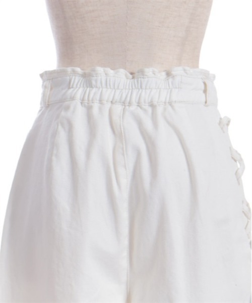 axes femme（アクシーズファム）の「裾レースストレートデニムパンツ（デニムパンツ・レディース・ワンウォッシュ/インディゴブルー/ホワイト・FREE）」の10枚目の写真