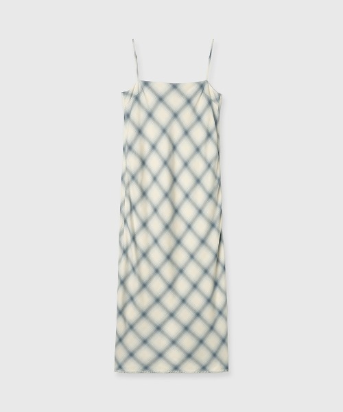 CREDONA(クレドナ)の「ROME CHECK CAMI DRESS/ローマチェックキャミドレス(ワンピース・レディース・ブルー/ブラック・0/1)」の17枚目の写真