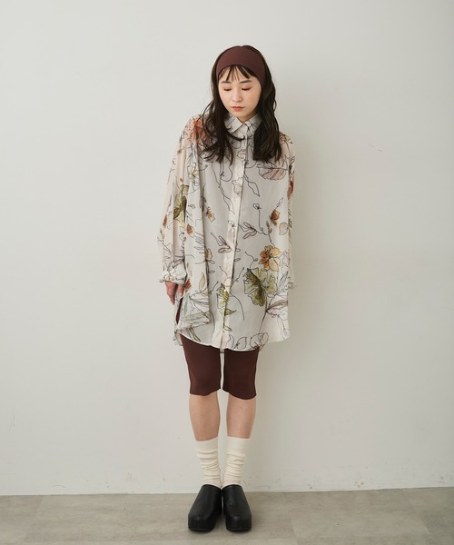 room153(ルームイチゴサン)の「スリムハーフレギンス【room153】(その他パンツ・レディース・ブラック/ブラウン/グレー/イエロー・FREE)」の6枚目の写真