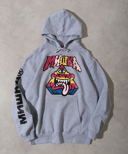 MISHKA(ミシカ)の「MISHKA HOOD SWEAT ミシカ スウェット プリントパーカー フーディー(パーカー・メンズ・グレー/グリーン/ブラック・M/L/XL)」の1枚目の写真