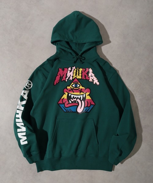 MISHKA(ミシカ)の「MISHKA HOOD SWEAT ミシカ スウェット プリントパーカー フーディー(パーカー・メンズ・グレー/グリーン/ブラック・M/L/XL)」の5枚目の写真