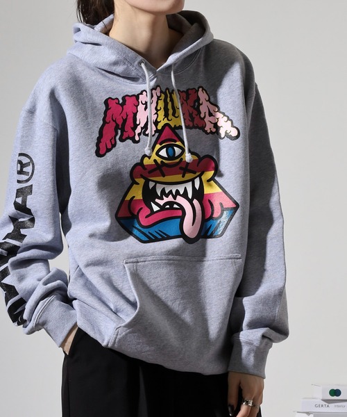 MISHKA(ミシカ)の「MISHKA HOOD SWEAT ミシカ スウェット プリントパーカー フーディー(パーカー・メンズ・グレー/グリーン/ブラック・M/L/XL)」の19枚目の写真
