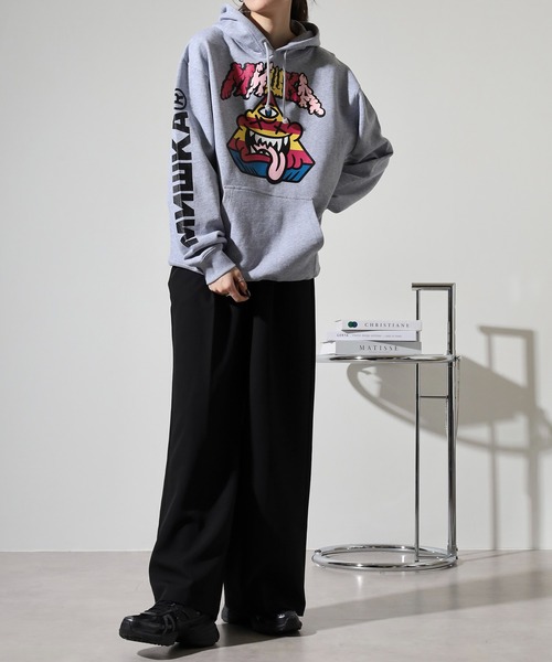 MISHKA(ミシカ)の「MISHKA HOOD SWEAT ミシカ スウェット プリントパーカー フーディー(パーカー・メンズ・グレー/グリーン/ブラック・M/L/XL)」の20枚目の写真