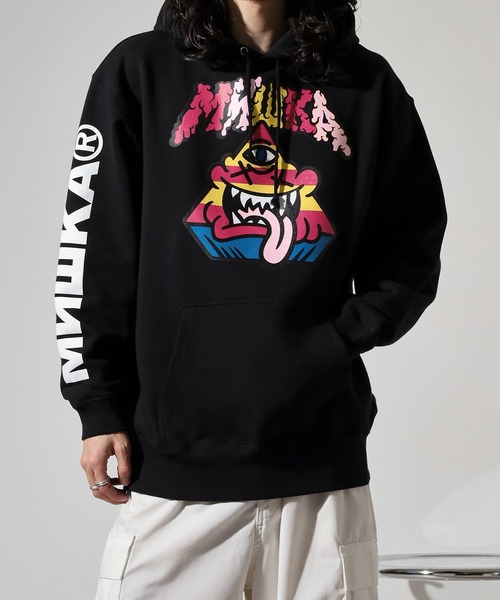 MISHKA(ミシカ)の「MISHKA HOOD SWEAT ミシカ スウェット プリントパーカー フーディー(パーカー・メンズ・グレー/グリーン/ブラック・M/L/XL)」の22枚目の写真