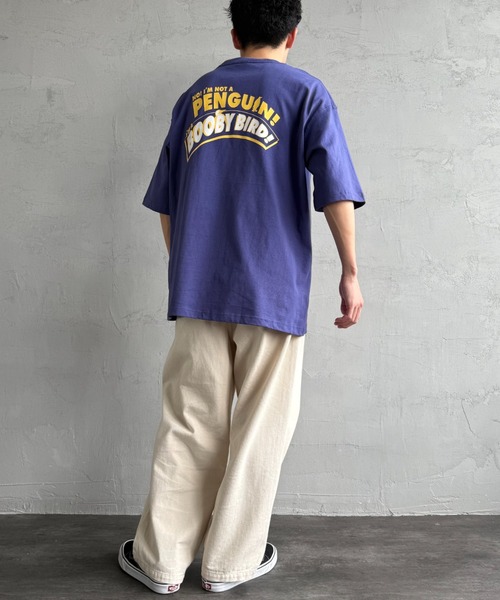 CHUMS（チャムス）の「【WEB限定】[CHUMS/チャムス] I'M A BOOBY BIRD バックプリント ショートスリーブTシャツ（Tシャツ/カットソー・レディース・グレイッシュベージュ/ホワイト/ネイビー/パープル・M/L/XL）」の17枚目の写真