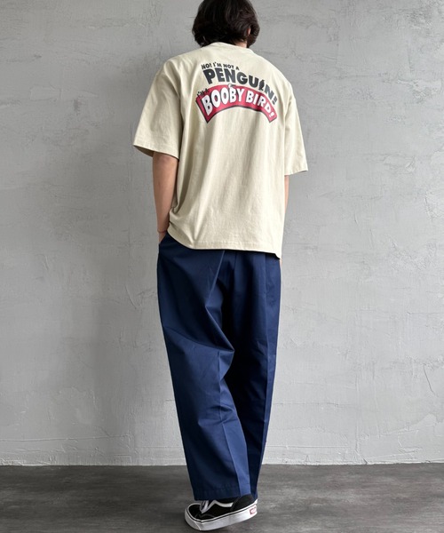 CHUMS（チャムス）の「【WEB限定】[CHUMS/チャムス] I'M A BOOBY BIRD バックプリント ショートスリーブTシャツ（Tシャツ/カットソー・レディース・グレイッシュベージュ/ホワイト/ネイビー/パープル・M/L/XL）」の11枚目の写真