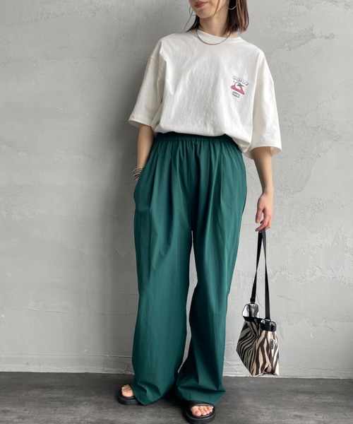 CHUMS（チャムス）の「【WEB限定】[CHUMS/チャムス] I'M A BOOBY BIRD バックプリント ショートスリーブTシャツ（Tシャツ/カットソー・レディース・グレイッシュベージュ/ホワイト/ネイビー/パープル・M/L/XL）」の7枚目の写真