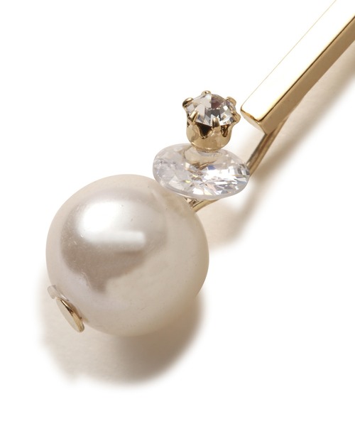 JILL by JILL STUART（ジルバイジルスチュアート）の「◇ドロップパールピアス（ピアス（両耳用）・レディース・ゴールド・FREE）」の5枚目の写真