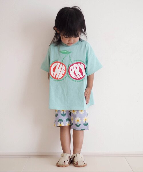 BREEZE（ブリーズ）の「【WEB限定】DAISUKI総柄ハーフパンツ（その他パンツ・キッズ・イエロー/ロイヤルブルー/ストライプ/ブラック/アイボリー/ブルー/グレー/オフホワイト/その他12/グリーン/レッド/その他13/その他11/ラベンダー/ネイビー/オレンジ/パープル/ブラウン・80/90/100/110/120/130/70）」の21枚目の写真