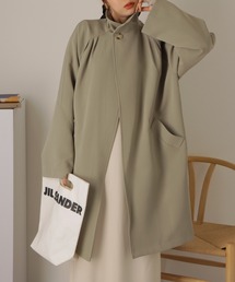 オーバーサイズ」に該当するステンカラーコートファッション通販
