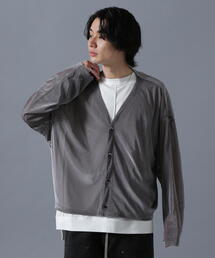 DankeSchon/ダンケシェーン/MESH VELOR CARDHIGAN
