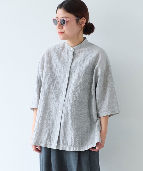 yuni(ユニ )の「バックスリットブラウス(シャツ/ブラウス・レディース・ブラック/グリーン/ネイビー/ブラウン/その他・FREE)」の20枚目の写真