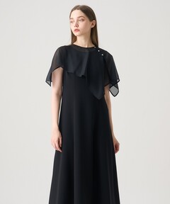 【MURRAL/ミューラル】ヴァイン エンブロイダードジャージードレス グレー MURRAL/ミューラル】Vine embroidered jersey dress/ヴァイン