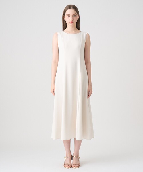ANAYI(アナイ)の「ダブルクロスケープ付きワンピース(ワンピース・レディース・ブラック/ベージュ・38/36/34)」の9枚目の写真