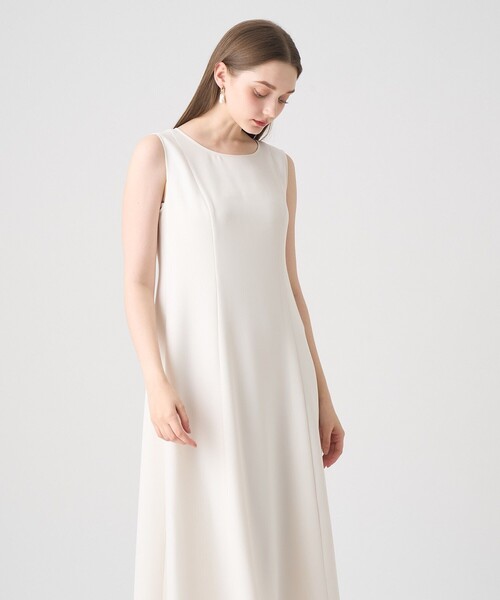 ANAYI(アナイ)の「ダブルクロスケープ付きワンピース(ワンピース・レディース・ブラック/ベージュ・38/36/34)」の12枚目の写真