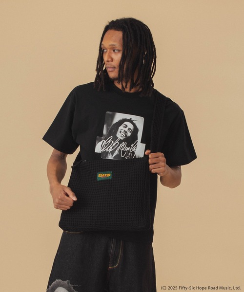 限定コラボ★XLARGE×ボブ・マーリー ニット ショルダーバッグ XLARGE（エクストララージ）の「XLARGE×BOB MARLEY KNIT