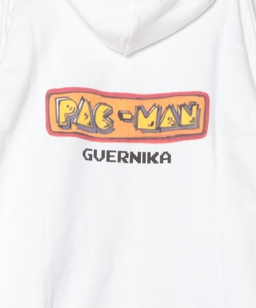 ROYAL FLASH(ロイヤルフラッシュ)の「【GUERNIKA×パックマン】PAC-MAN PAINT HOODIE / GHOST(パーカー・メンズ・ホワイト・XL/2XL)」の6枚目の写真
