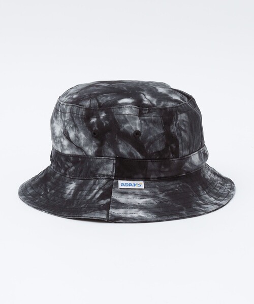 ADAMS（アダムス）の「ADAMS: VACATIONER BUCKET TIE-DY（キャップ・メンズ・ブラック・ONE SIZE）」の2枚目の写真