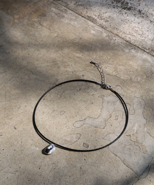 select MOCA（セレクトモカ）の「淡水パールメタルコーティングコードチョーカー（ネックレス・レディース・シルバー・FREE）」の9枚目の写真