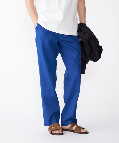 SHIPS（シップス）の「SHIPS: フレックスリネン イージー パンツ（その他パンツ・メンズ・グレー/ブルー/ナチュラル/ネイビー/オリーブ/ブラウン・SMALL/MEDIUM/LARGE/X-LARGE）」の6枚目の写真