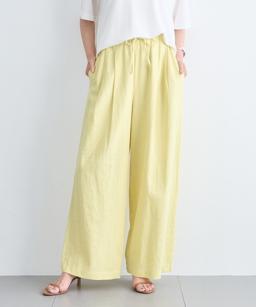 セール】BARNYARDSTORM / イージーリネンワイドパンツ / ハンド