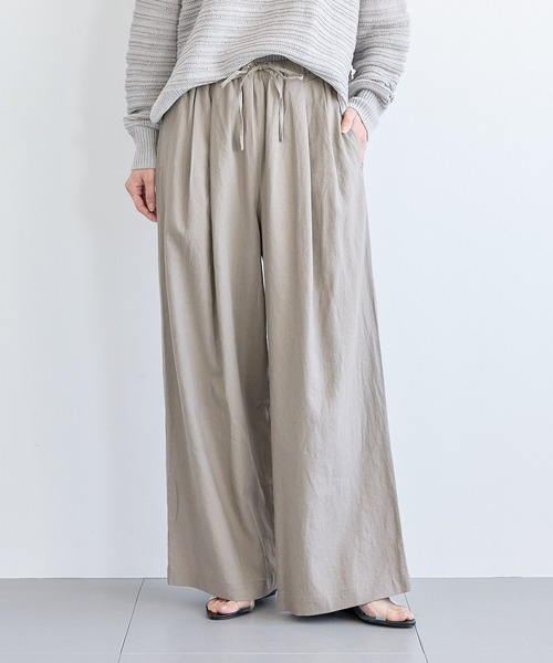 BARNYARDSTORM(バンヤードストーム)の「BARNYARDSTORM / イージーリネンワイドパンツ / ハンドウォッシャブル【WEB限定カラー・サイズ】(その他パンツ・レディース・ブラウン/ブラック/ライトブルー/カーキ/イエロー/ベージュ/モカ/ブルー/ブラウン系その他3・S/L/M)」の22枚目の写真