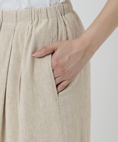 BARNYARDSTORM(バンヤードストーム)の「BARNYARDSTORM / イージーリネンワイドパンツ / ハンドウォッシャブル【WEB限定カラー・サイズ】(その他パンツ・レディース・ブラウン/ブラック/ライトブルー/カーキ/イエロー/ベージュ/モカ/ブルー/ブラウン系その他3・S/L/M)」の11枚目の写真