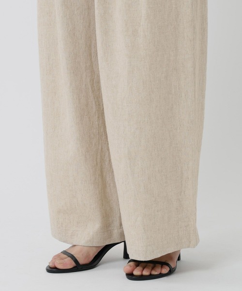 BARNYARDSTORM(バンヤードストーム)の「BARNYARDSTORM / イージーリネンワイドパンツ / ハンドウォッシャブル【WEB限定カラー・サイズ】(その他パンツ・レディース・ブラウン/ブラック/ライトブルー/カーキ/イエロー/ベージュ/モカ/ブルー/ブラウン系その他3・S/L/M)」の14枚目の写真