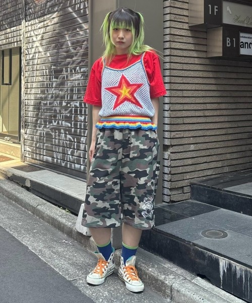 Candy Stripper（キャンディストリッパー）の「STAR KNIT キャミソール（キャミソール・レディース・アイボリー/ライトブルー/ブラック・FREE）」の17枚目の写真